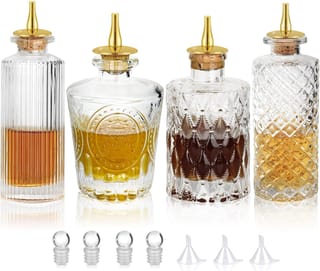 Ver en Amazon: Bitters - Juego de 4 botellas de cristal
